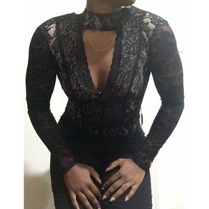 PRICE DROP❗️Super Sexy Bebe Lace Top BRAND NEW